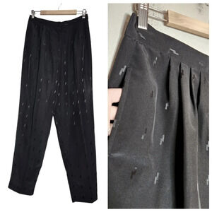 VTG lightning bolt black trousers. SK & Company. Size M.